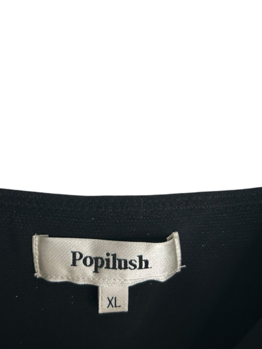Popilush Shapewear Ruched Metallic Knit Square Neck Slimming Bodysuit Size XL - Picture 7 of 8